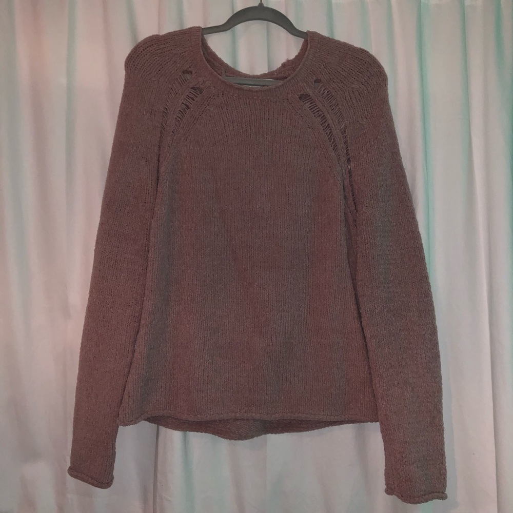 Paper Crane Chenille Sweater